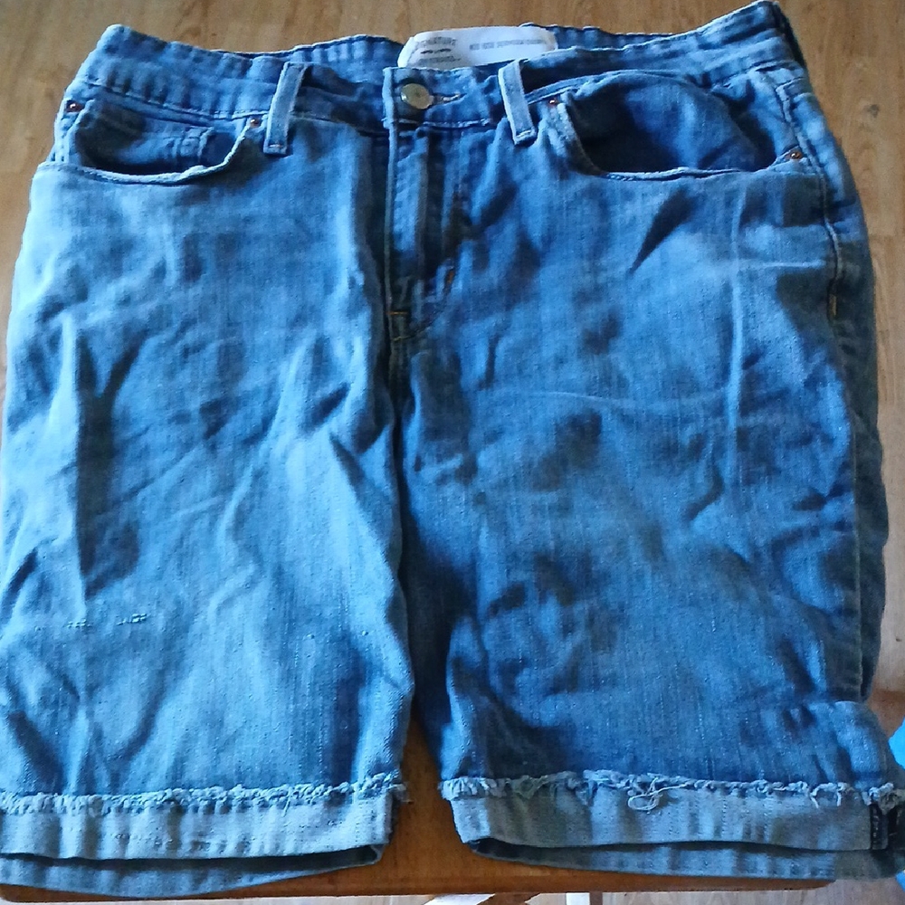 Levi Strauss Jean Mid Rise Bermuda Shorts Womans 12